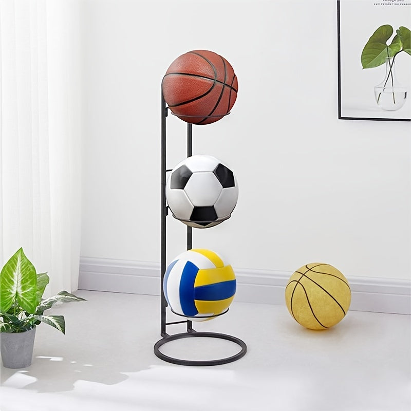 Ball Storage Rack Basketball Display Stand Portable Ball Holder