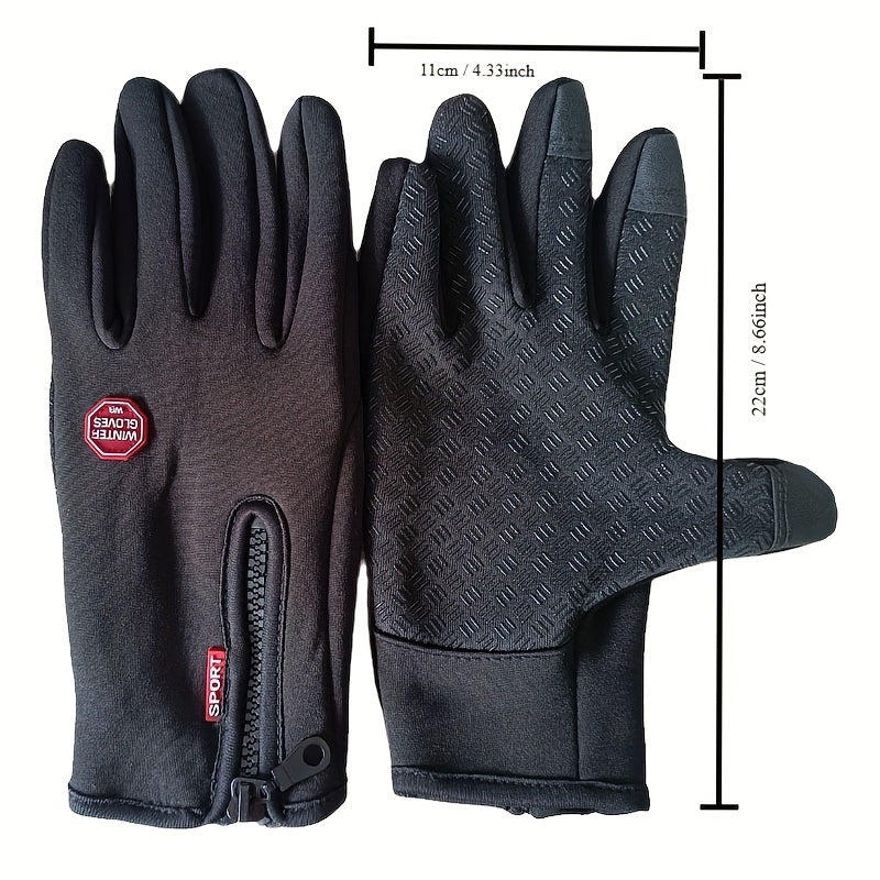 Winter Non-slip Warm Gloves Windproof for Cycling Skiing