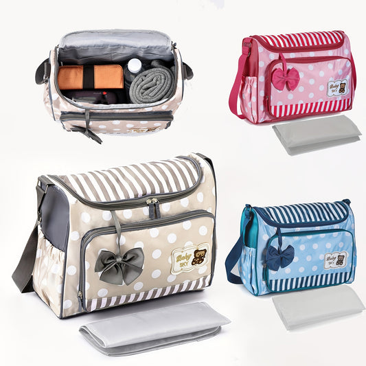 Large Polka Dot Mommy Bag with Large Capacity