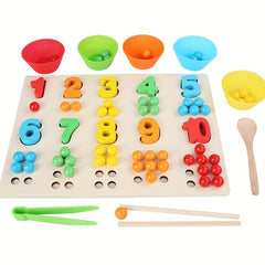Wooden Math Enlightenment Toys for Fine Hand Movements