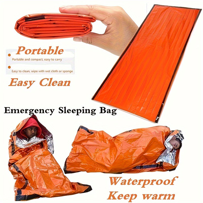 Emergency Sleeping Bag Insulation Polyester Film Camping Life-saving