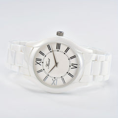 KUERST Teenager Watch Ceramic Butterfly Buckle Quartz Watch