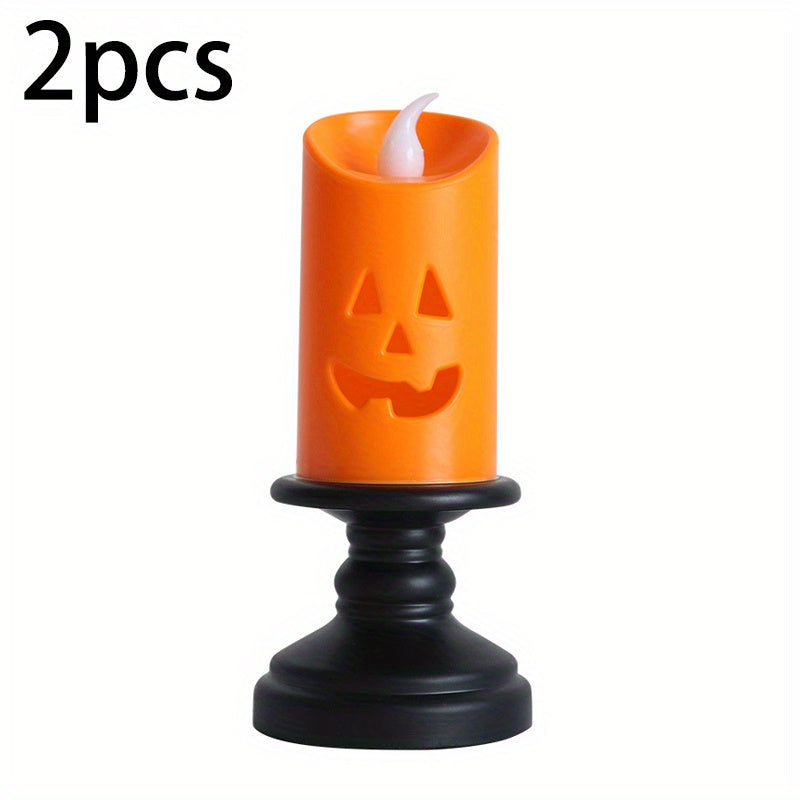 Halloween Pumpkin Lantern LED Candle Lamp