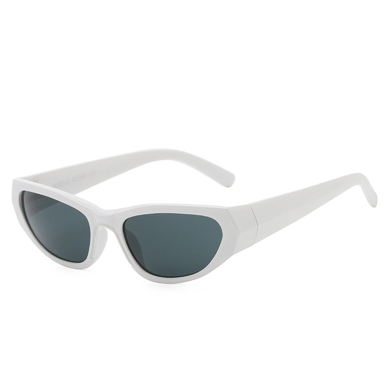 Futuristic Shield Sunglasses Dark Lens Goggles Y2K Sun Glasses