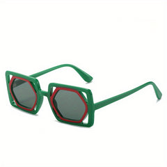Y2K Square Sunglasses UV400 Beach Party Club Funny Props