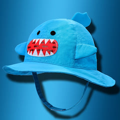 Kids Animal Bucket Hat Wide Brim UV Protection Sun Hat