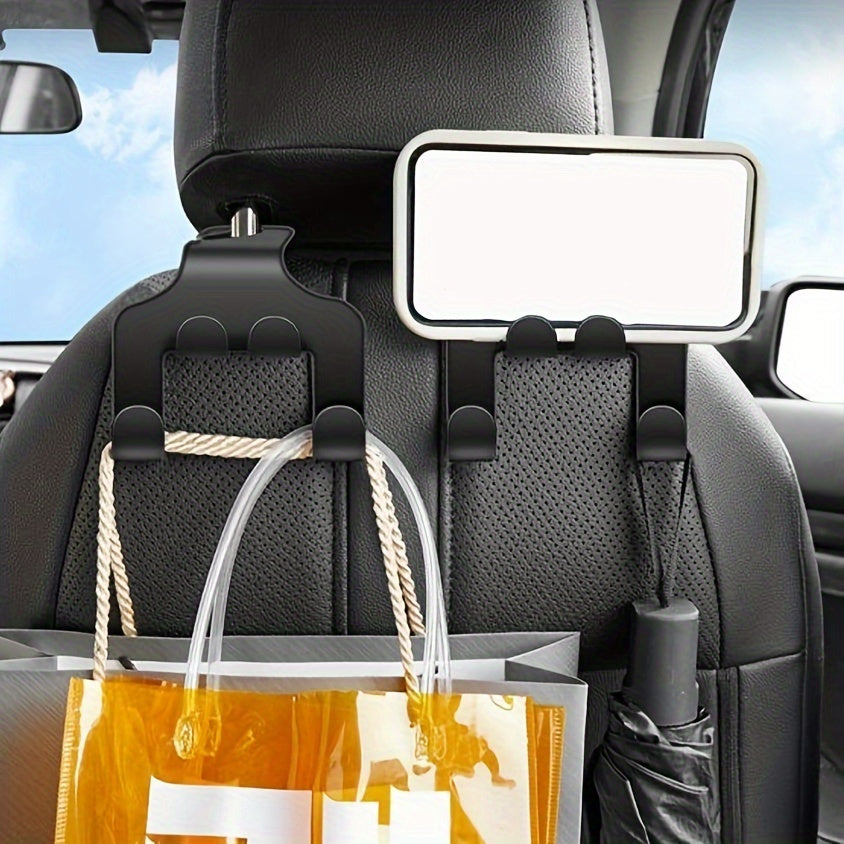 Car Multifunctional Phone Holder Hook Rear Seat Creative Storage