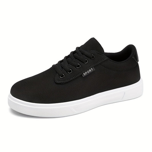 Men's Knitted Lace Up Casual Shoes Non Slip Sneakers