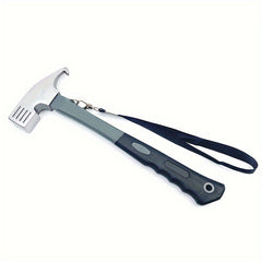 Heavy Duty Camping Hammer with Stake Remover & Holding Strap