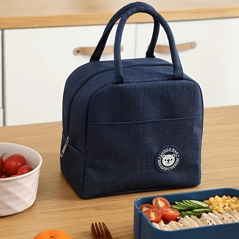 Large Capacity Insulated Lunch Tote Bag Leakproof Thermal Cooler Sack