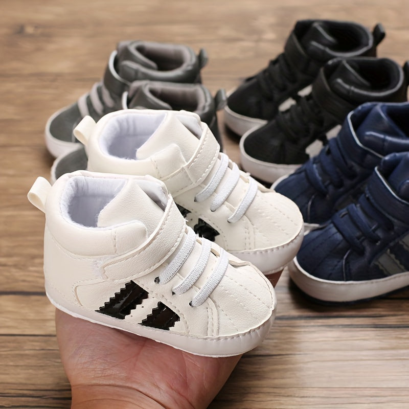 Boys Baby Sneakers Non-slip Crib Shoes