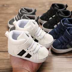 Boys Baby Sneakers Non-slip Crib Shoes
