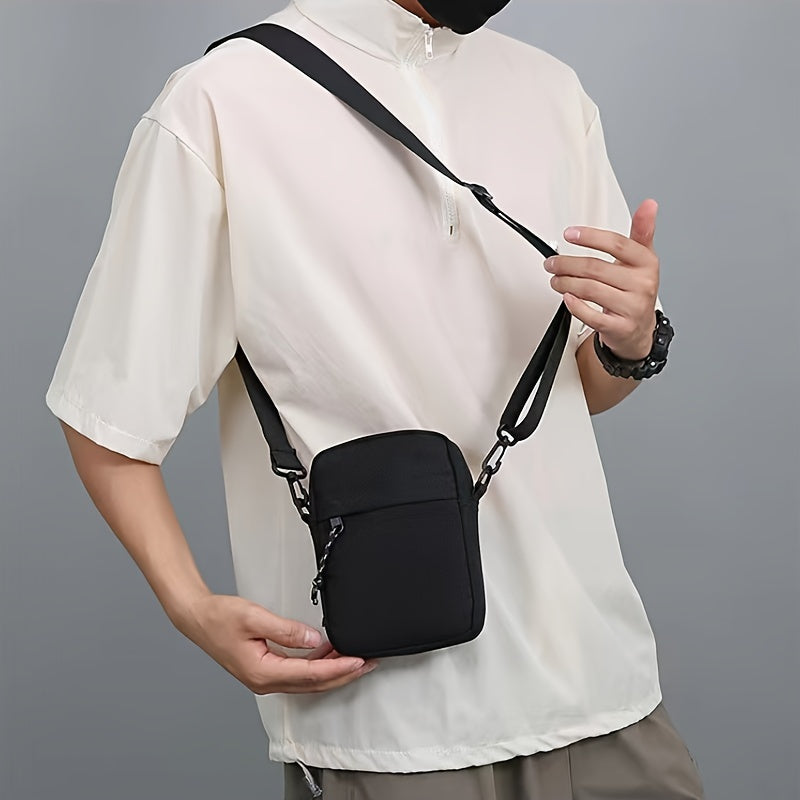 Men's Lightweight Small Messenger Bag Casual Mini Satchel Bag