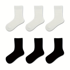 6 Pairs Cozy Crew Socks Women's Stockings