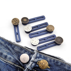 2pcs Button Extender For Pants Adjustable Waist Retractable Waistband