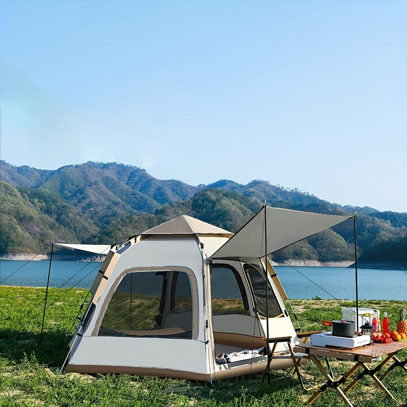 Portable Hexagonal Automatic Tent Waterproof for Camping