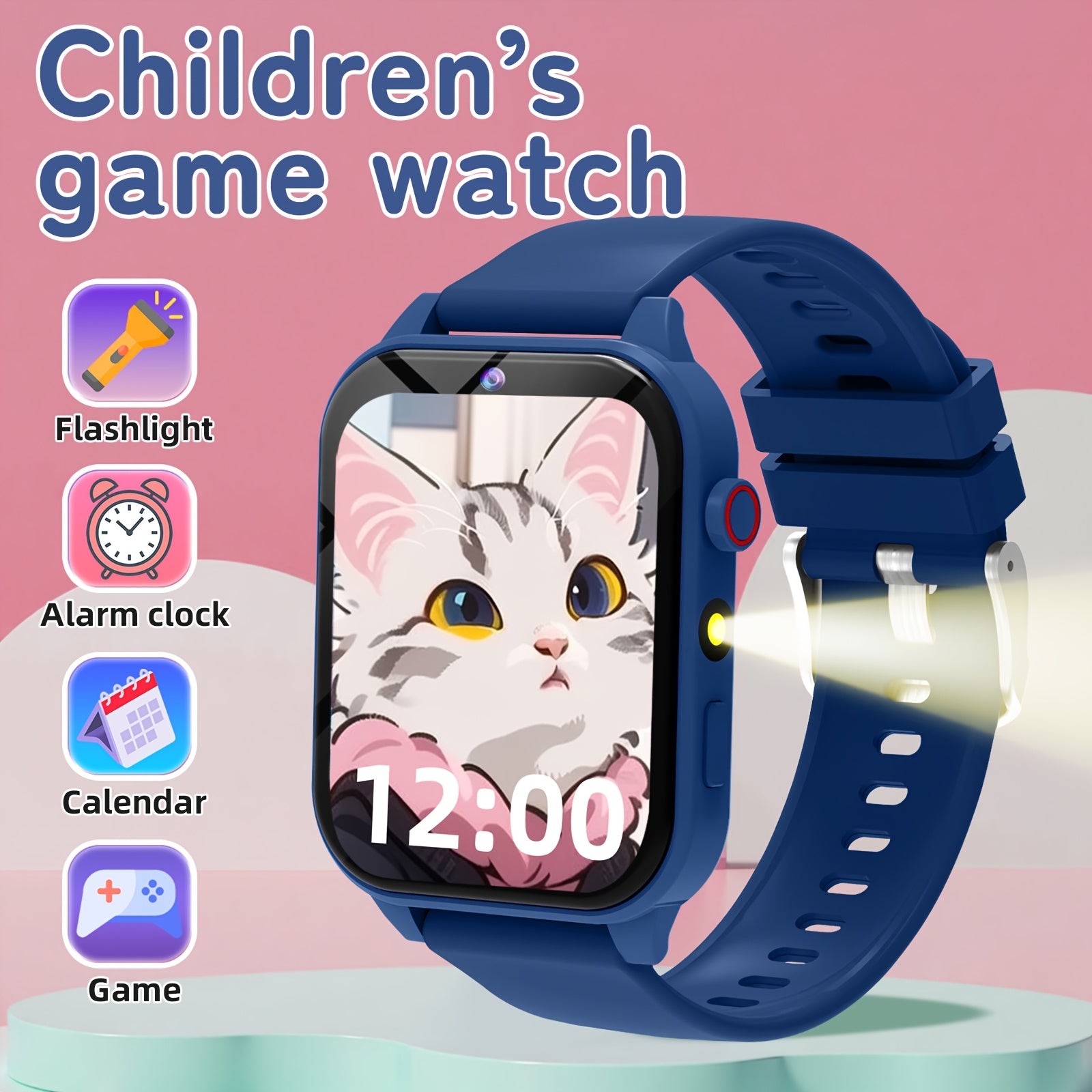 SIMSONPRO Kids Smart Learning Watch with 18 Games Camera Music Player