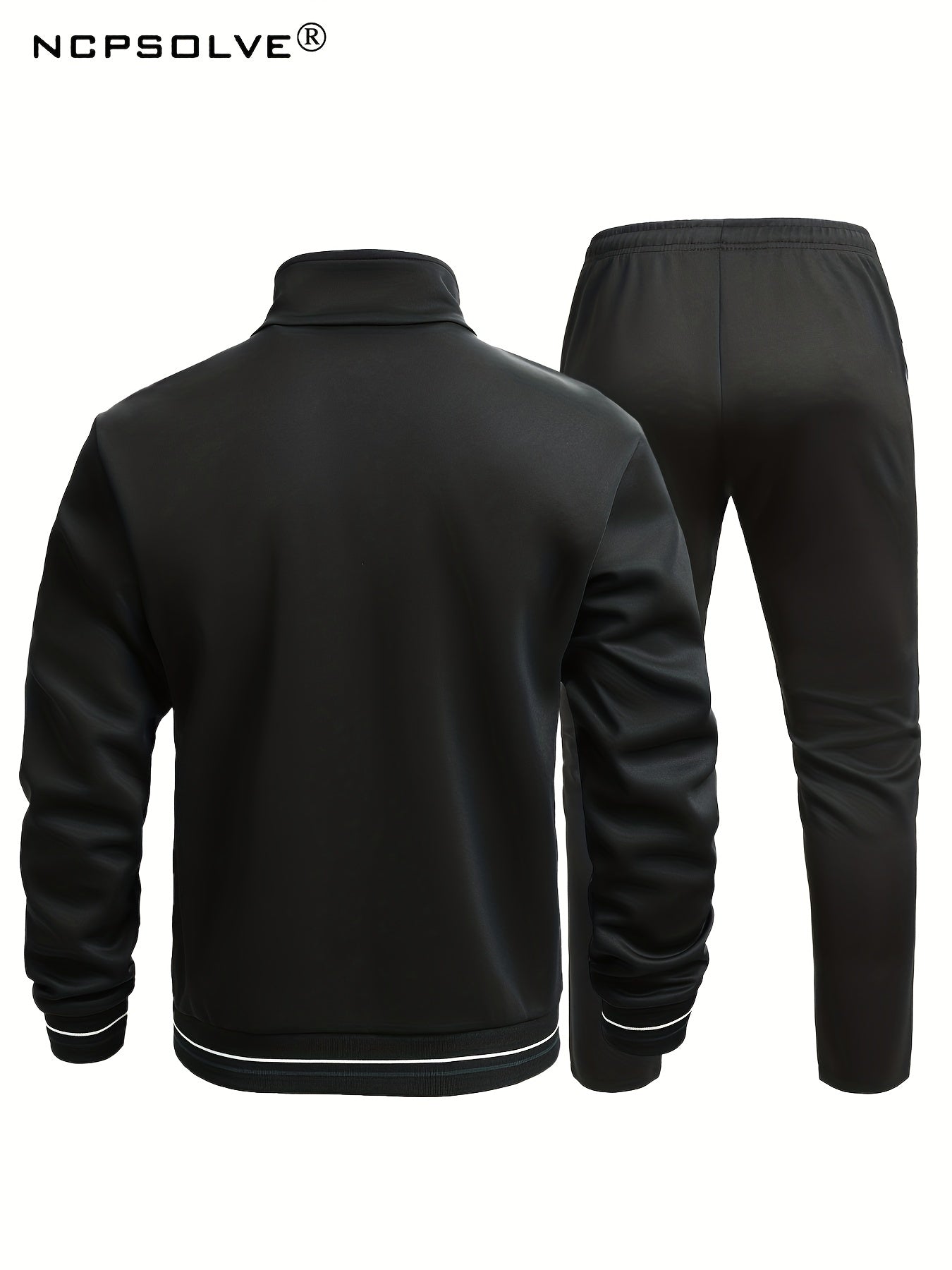Men's Green Sports Suit Zip Up Jacket & Comfy Pants