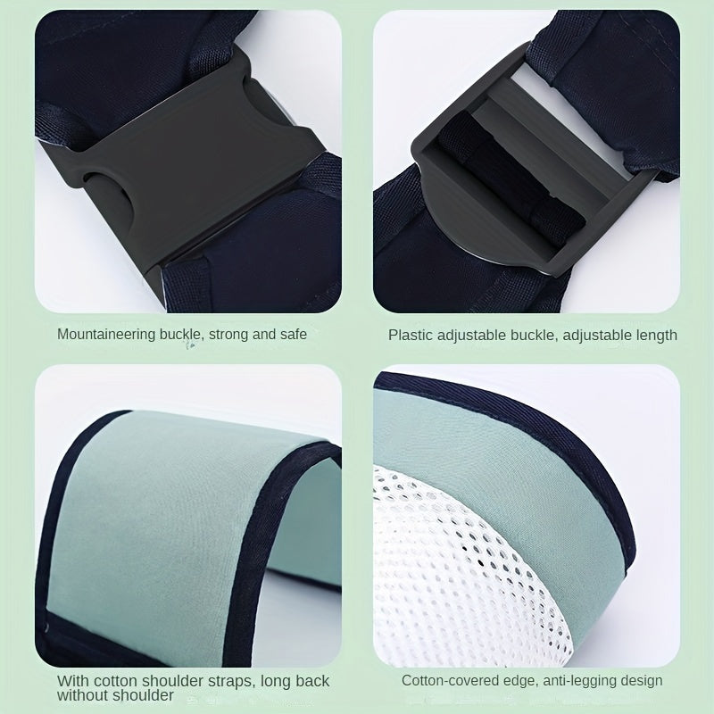 Baby Waist Stool Strap 3D Mesh Wrap Adjustable Shoulder Strap