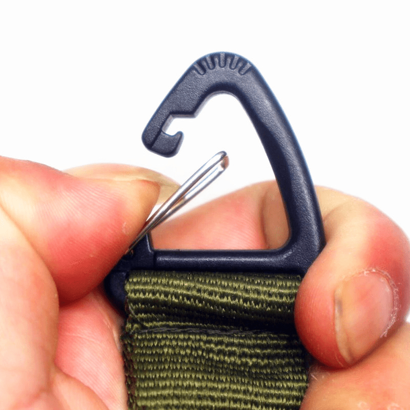 Tactical Nylon Backpack Carabiner for Outdoor Adventures