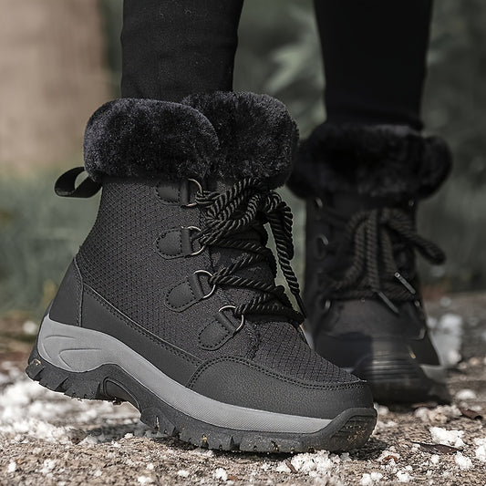 Women's Non-slip Snow Boots Thickened Warm Platform Winter High Tube Boots