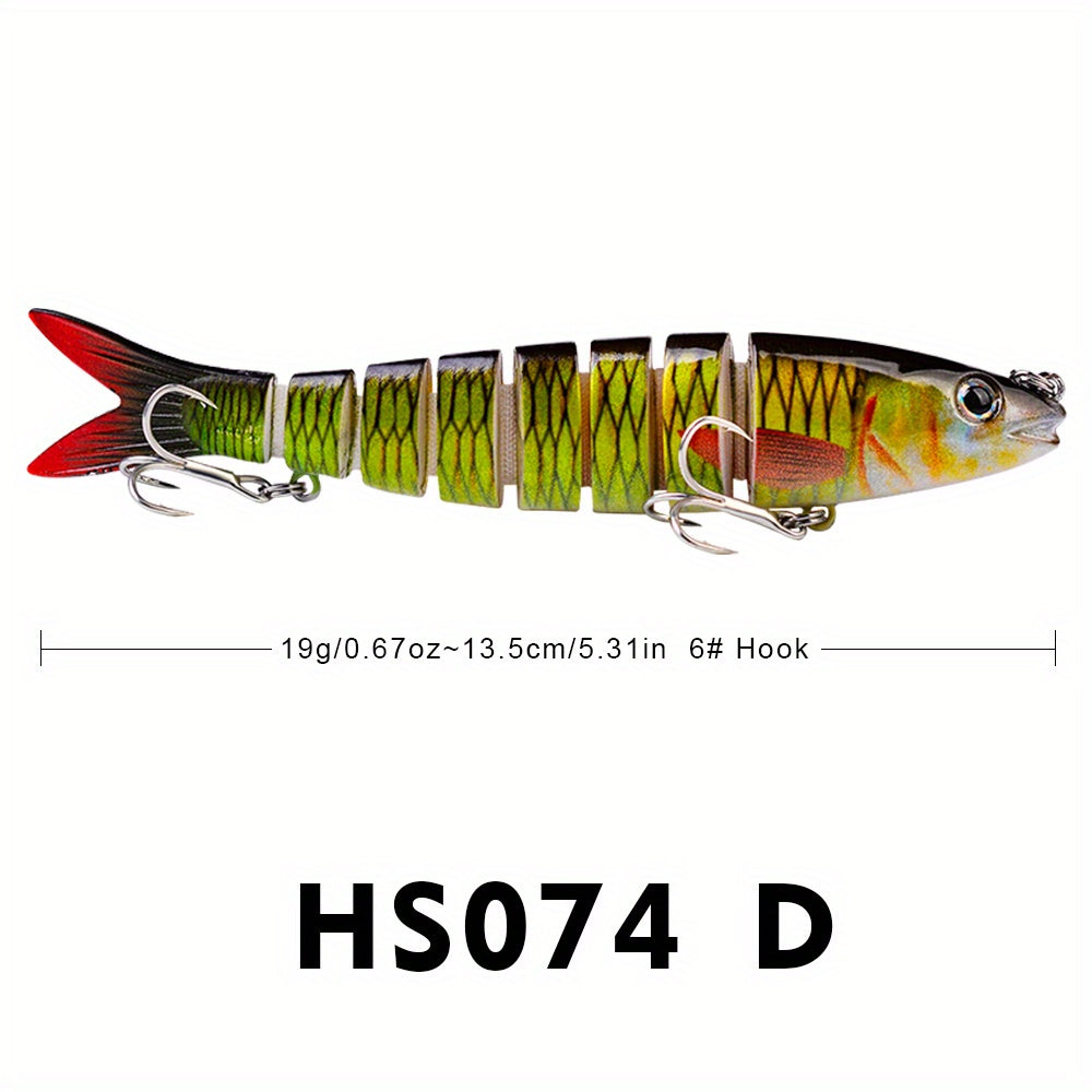 Proberos 8 Segment Swimbait 13 19g Fishing Lure - Assorted Colors