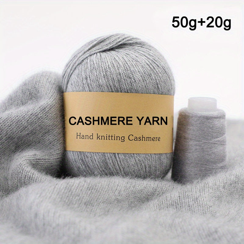 50g Mink Wool Cashmere Yarn - Medium Thick Hand Knitted Sweater Wool Ball