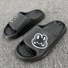 Men's Rabbit Bunny Slides Non Slip Walking Shoes