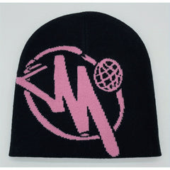 Hip hop Knit Beanie Hat Hat With Printing For Men And Women