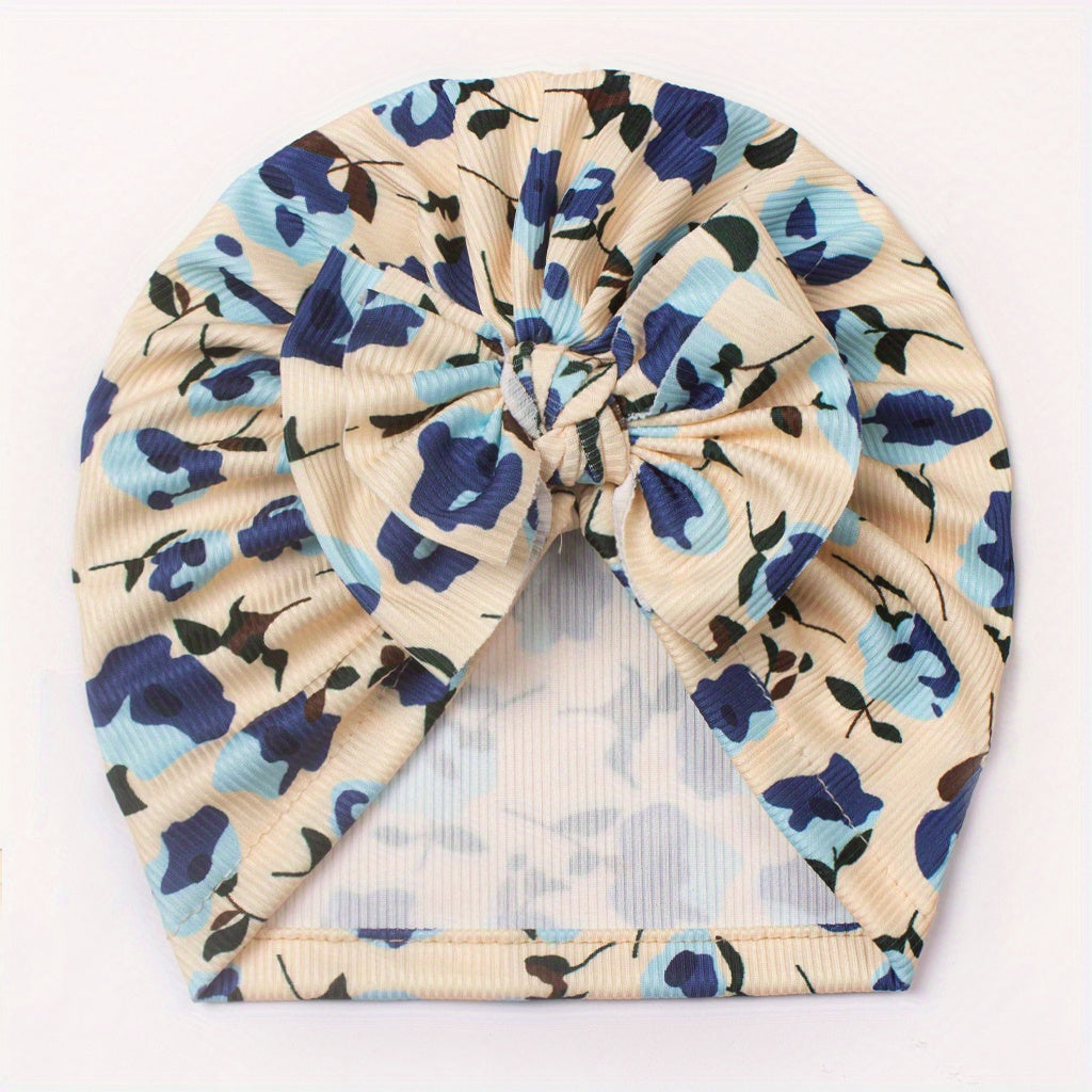 Baby Turban Headwarp Soft Bow Knotted Hat