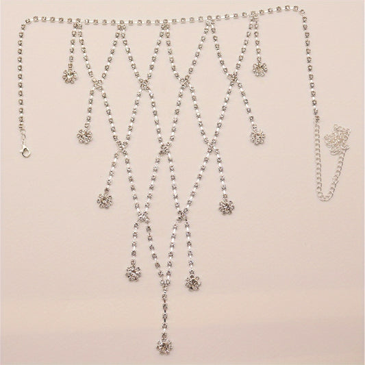 Rhinestone Shoulder Chain Bridal Chain Wedding Jewelry Women's Accessories