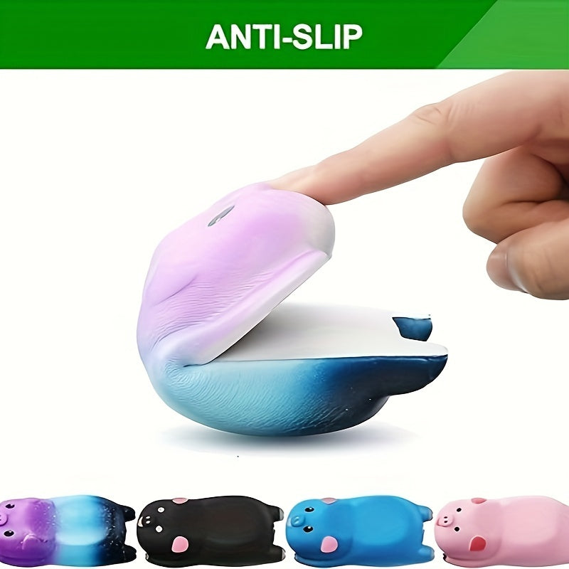 4pcs Pig Wrist Rest Memory Foam Mouse Pads Animal Wrist Support Pillow