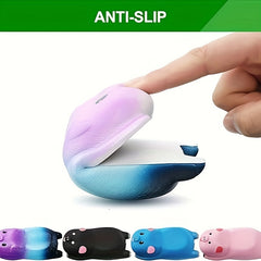 4pcs Pig Wrist Rest Memory Foam Mouse Pads Animal Wrist Support Pillow