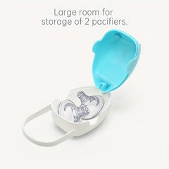 Cartoon Whale Pacifier Holder with Dustproof Box