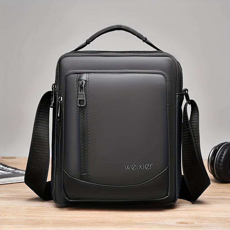 Men's Large Capacity Casual Shoulder Bag for Work Travel