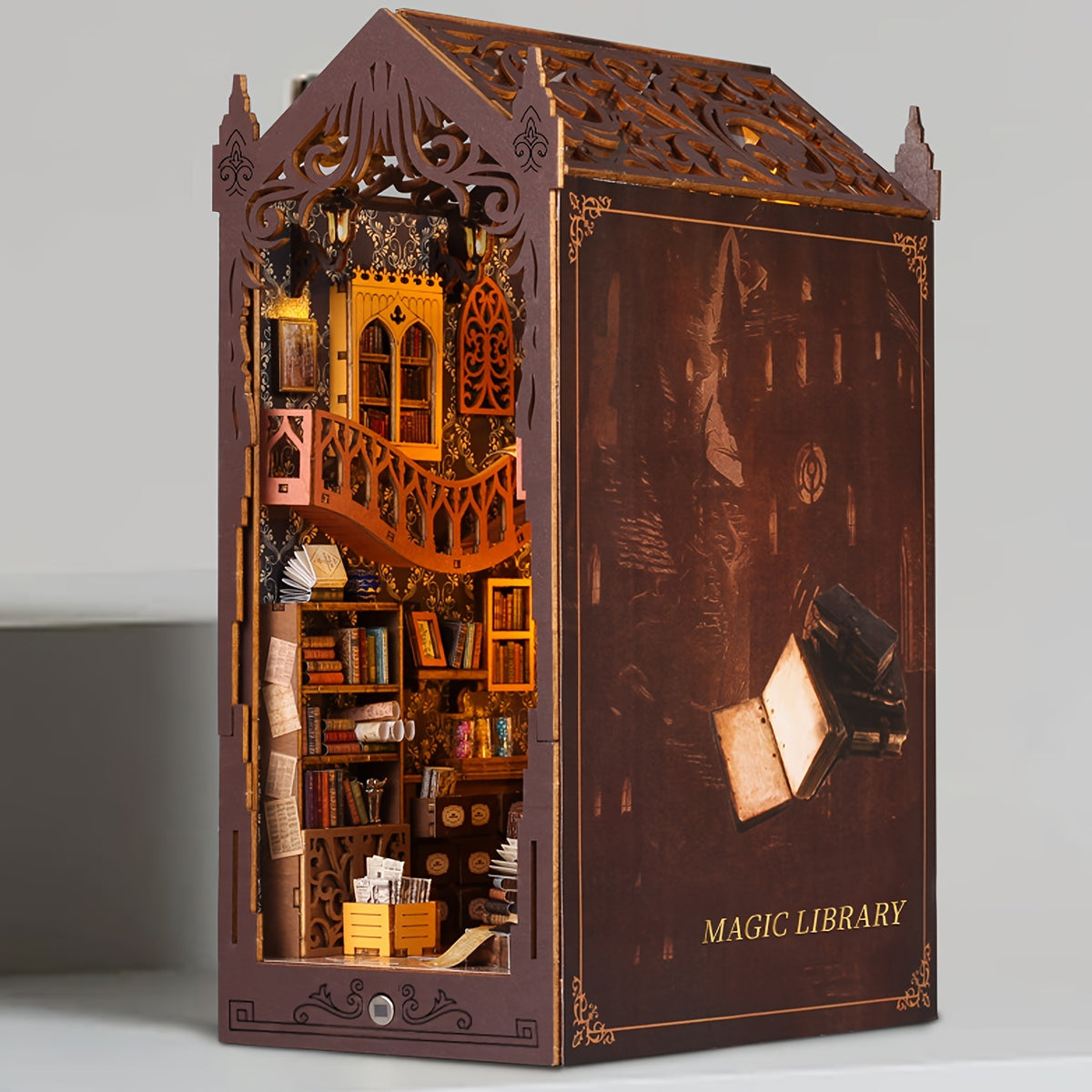 3D Dollhouse Kit Decorative Style Architectural Building Craft