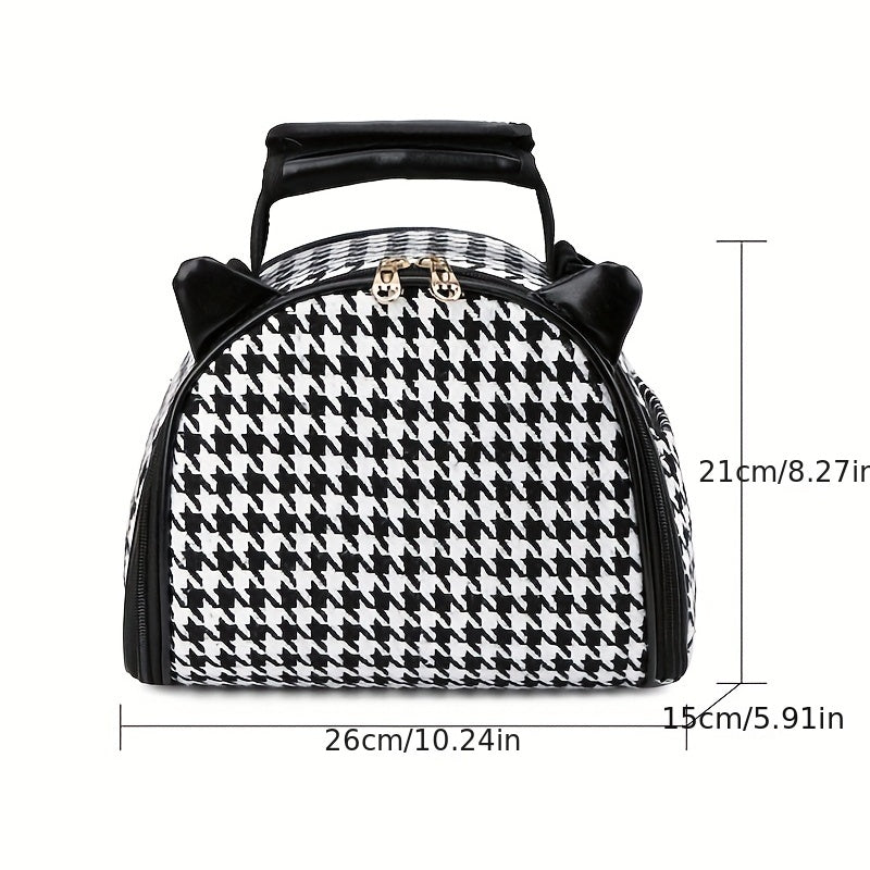 Cow Pattern Mommy Bag Crossbody Portable Baby Mother's Bag