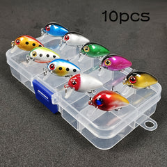 10pcs 1 6g Mini Topwater Crankbait Fishing Lures