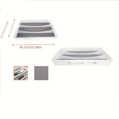 Cutlery Drawer Organizer Tray Storage Box Kitchen Supplies