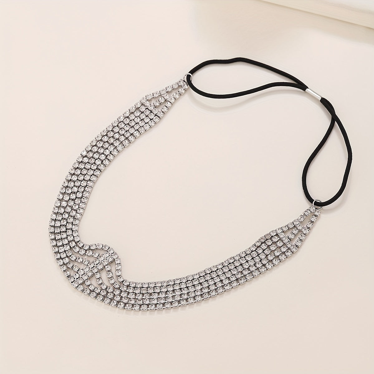 Rhinestone Headband Layer Head Jewelry Hair Accessories for Women