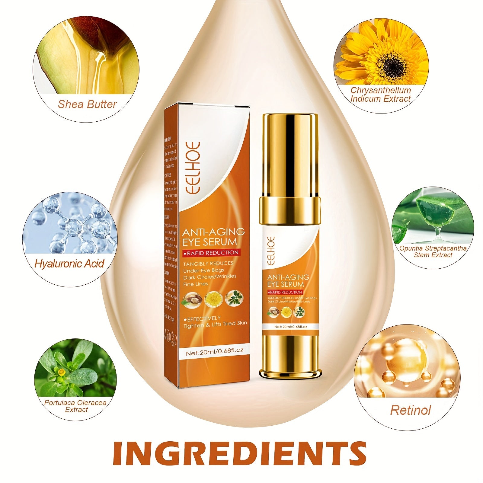 Eye Firming Serum Wrinkle Diminishing Essence