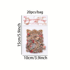 20pcs Flower Border Stickers for DIY Decoration Scrapbook Diary Cup