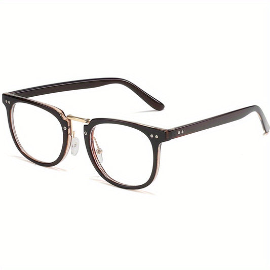 Men's Anti Light Reading Glasses Business Casual Eyeglasses