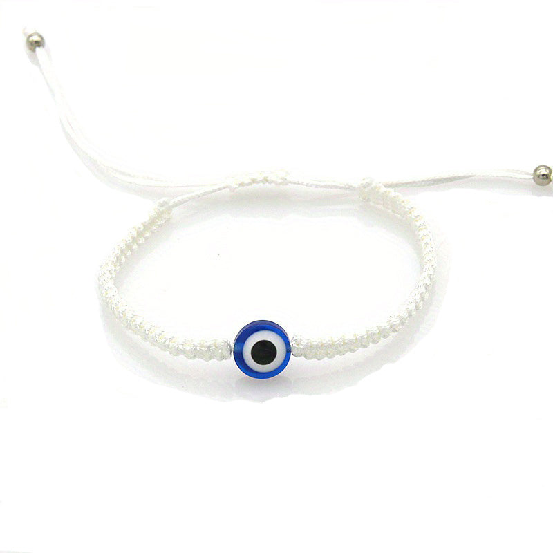Evil Eye Charm Red Rope Adjustable Bracelet Unisex Hand Decoration