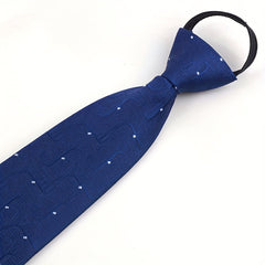 Striped Tie Student Knotless Tie Business Wedding Groom Groomsmen Graduation Tie