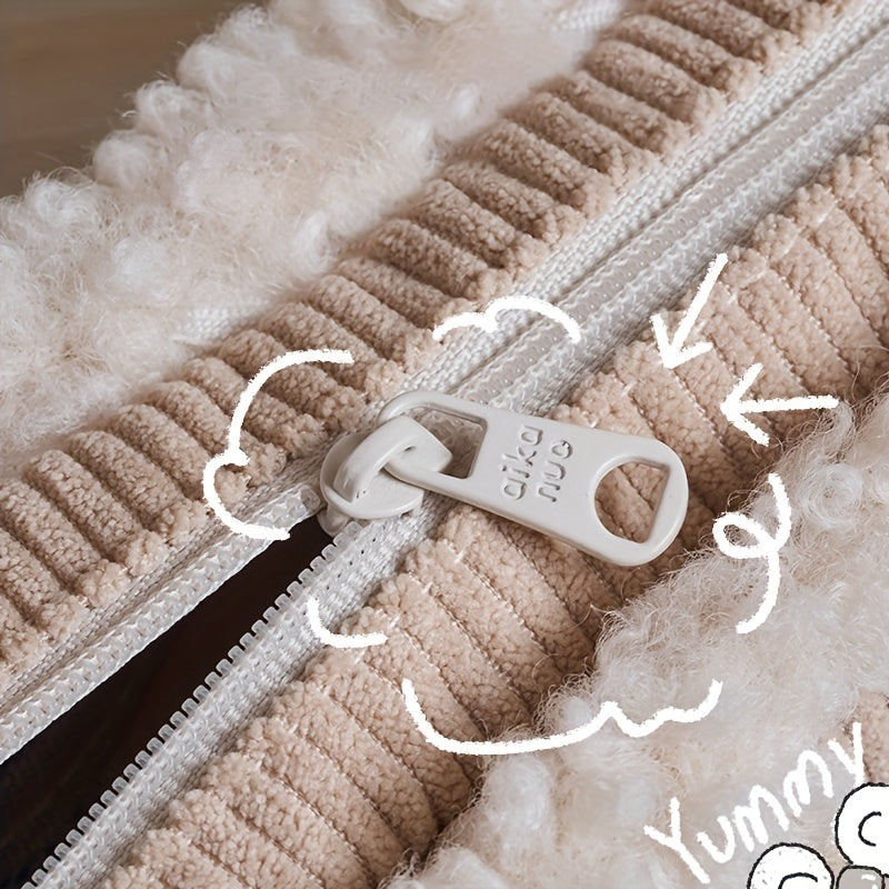 Fluffy Winter Pen Bag Large Capacity