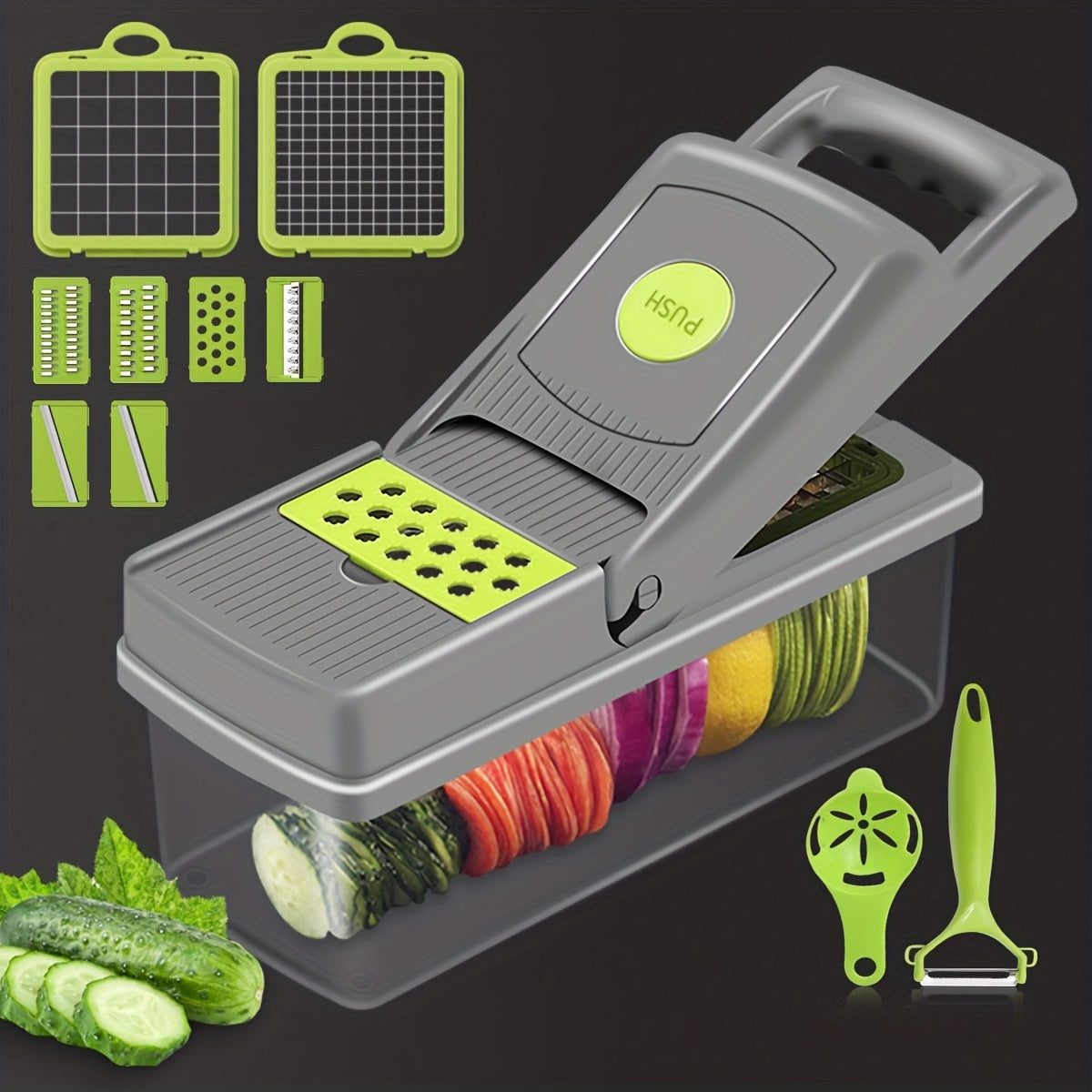 Vegetable Chopper Food Choppers Onion Chopper Multifunctional Vegetable Slicer