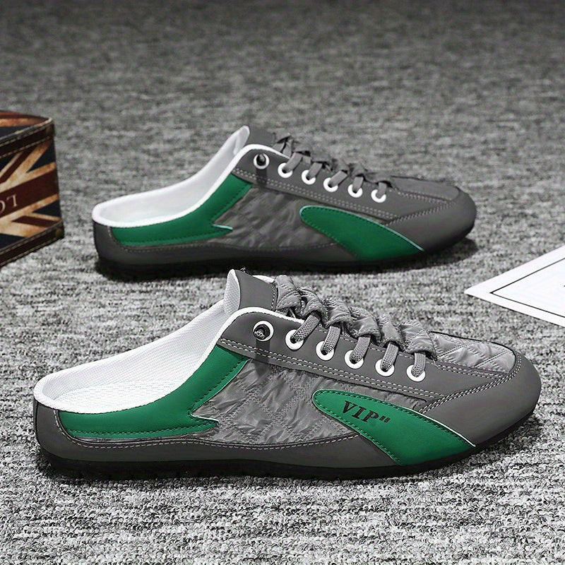 Men's Breathable Slip On Mules Lightweight Comfy Shoes