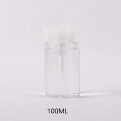 Transparent Lotion Dispenser Travel Bottle - Outdoor Pumping Refillable Pump