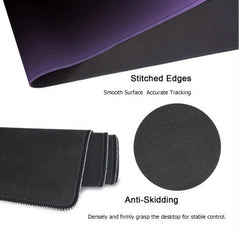 Purple Mouse Pad Computer HD Keyboard Pad Mouse Pad Desk Pad Natural Rubber